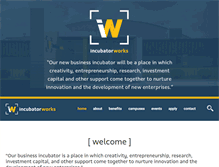 Tablet Screenshot of incubatorworks.org